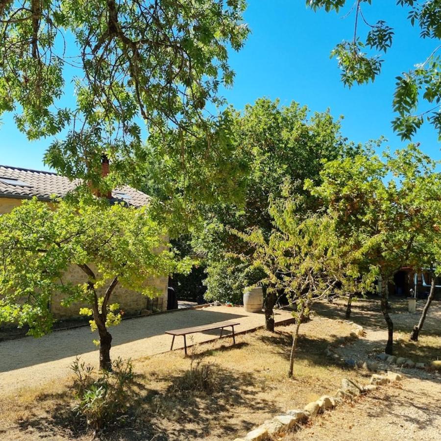 Villa Charmante A Lussan Avec Piscine Privee Et Jardin Closa Exterior photo