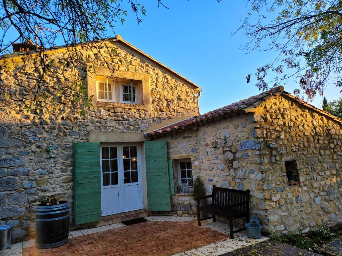 Villa Charmante A Lussan Avec Piscine Privee Et Jardin Closa Exterior photo